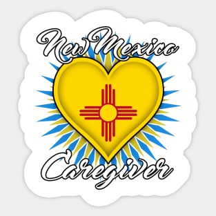 New Mexico caregiver (white font) Sticker